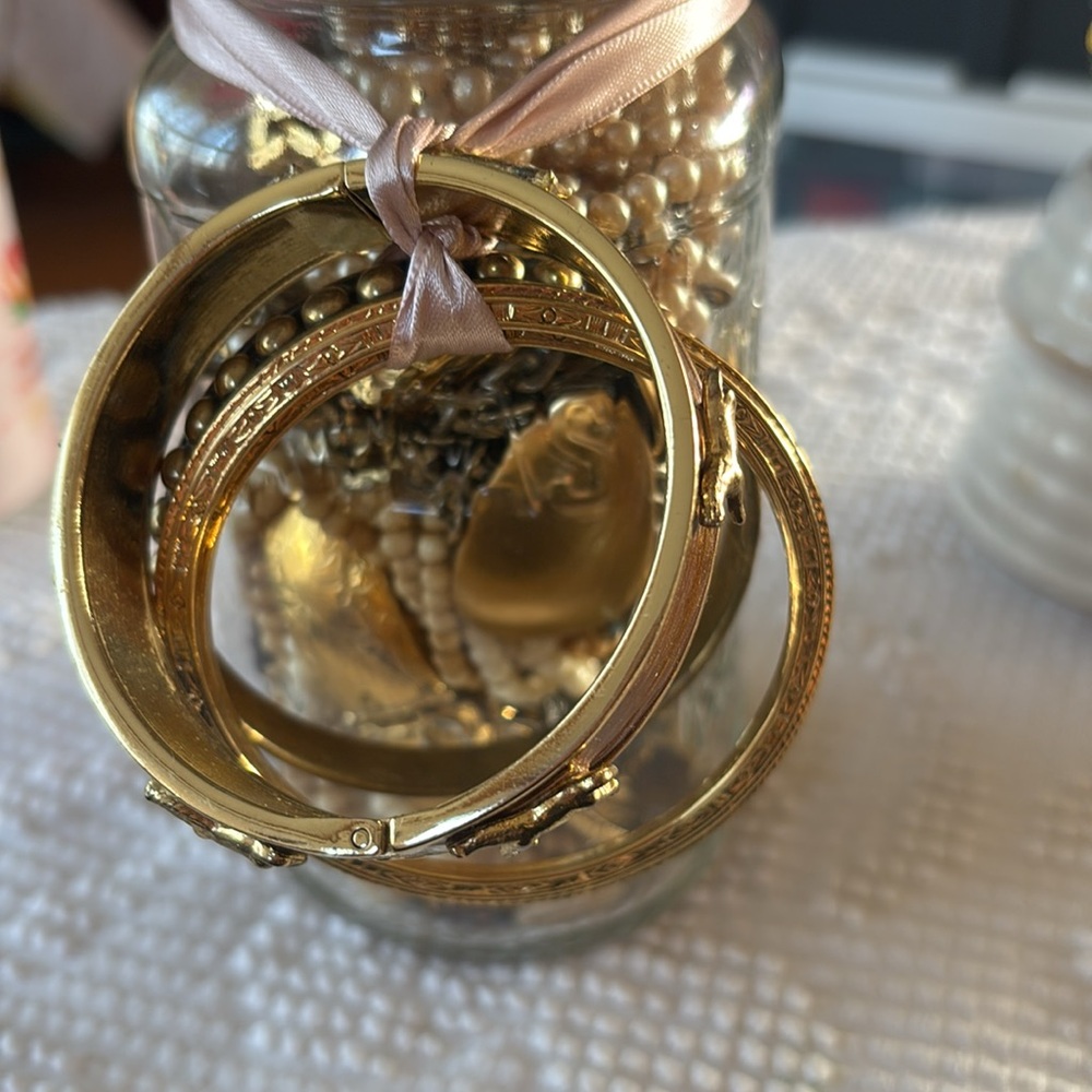 Jewelry Jar wearable NO broken pieces - Picture 6 of 8